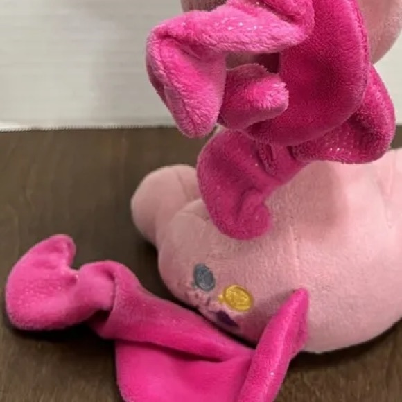 My Little Pony Pinkie Pie Plush 10" Sitting Stuffed Animal Balloon Aurora Hasbro - Picture 3 of 7